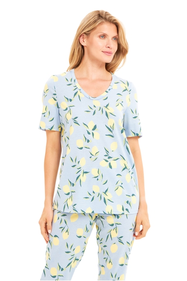  Женская хлопковая пижама с капри  Rosch 1243040 купить в интернет-магазине Bestelle фото 4