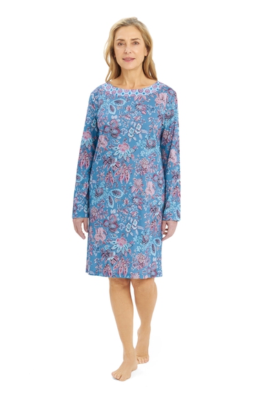  Женская сорочка миди с принтом  Rosch 1253525 купить в интернет-магазине Bestelle фото 3