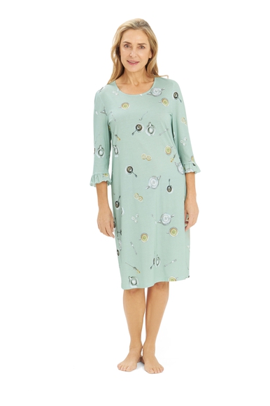  Женская сорочка миди с принтом  Rosch 1253564 купить в интернет-магазине Bestelle фото 3