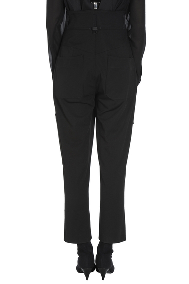  Черные брюки с высокой талией на подтяжках  High S0144319337 купить в интернет-магазине Bestelle фото 2
