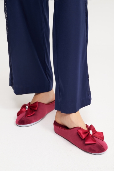 Женские бордовые тапочки Jaimies NATHALIA DIAM'S купить в интернет-магазине Bestelle фото 6