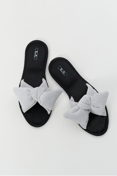  Женские домашние тапочки с бантом  Petit Pas VELGREY купить в интернет-магазине Bestelle фото 1