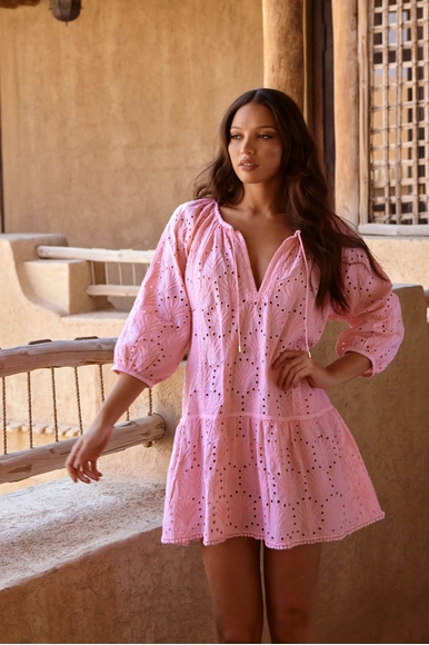 Пляжная женская розовая туника Melissa Odabash Ashley CR купить в интернет-магазине Bestelle фото 2