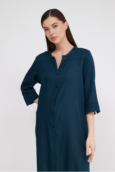 Пляжное хлопковое синее платье DNUD Paris B2507 купить в интернет-магазине Bestelle фото 3