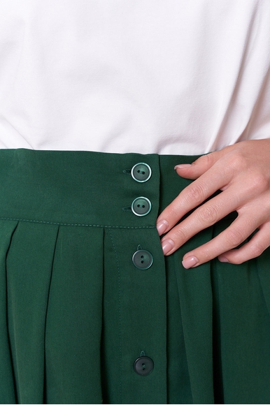 Женская зеленая юбка миди Petit Pas TNL007 купить в интернет-магазине Bestelle фото 6