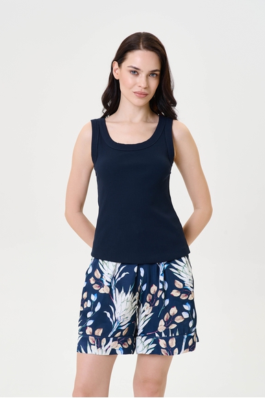  Женский домашний топ-майка в рубчик  Petit Pas 101133 купить в интернет-магазине Bestelle фото 5