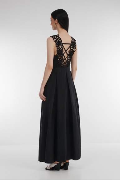 Чёрное длинное платье Milva Mi 2302 купить в интернет-магазине Bestelle фото 2