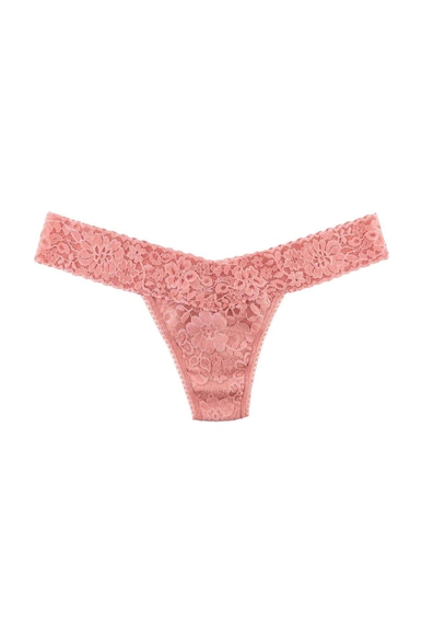 Кружевные розовые трусы-танга Hanky Panky 771001 купить в интернет-магазине Bestelle фото 1