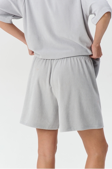  Домашние серые шорты в рубчик  Petit Pas VEL15 купить в интернет-магазине Bestelle фото 6