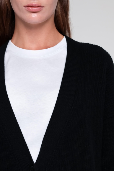 Женский чёрный шерстяной кардиган BALLANTYNE B1K302 7W114 купить в интернет-магазине Bestelle фото 4