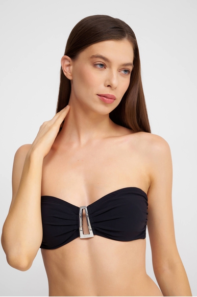 Чёрный купальный лиф-бандо с мягкими чашками Shan 42510-26 купить в интернет-магазине Bestelle фото 3