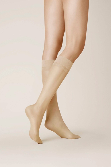 Гольфы женские бежевые Chinchillan Run Stop 20 den Kunert 110178000 купить в интернет-магазине Bestelle фото 1