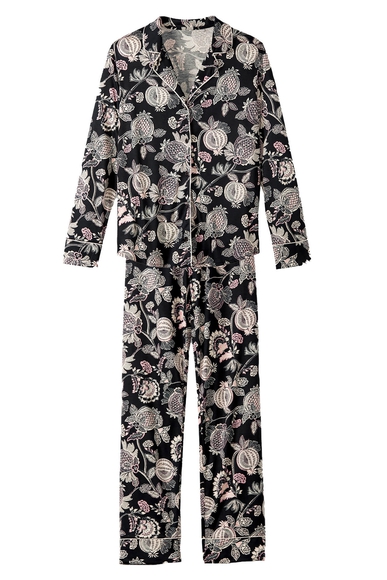 Женская чёрная пижама с брюками Calida 42955 купить в интернет-магазине Bestelle фото 3