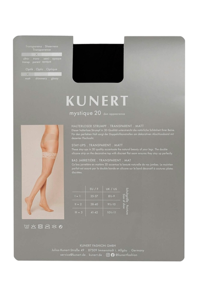 Чулки кружевные Mystique 20 den Kunert 110102000 купить в интернет-магазине Bestelle фото 3