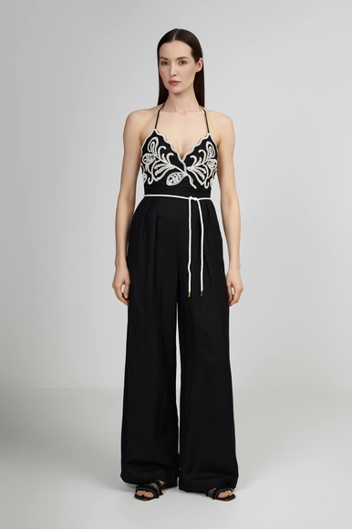 Женский чёрный комбинезон TWINSET U&B 251LB2FAA купить в интернет-магазине Bestelle фото 1