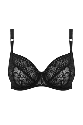  Черный бюстгальтер с мягкими чашками 