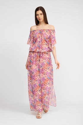 Длинное пляжное платье 