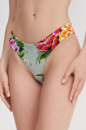 Плавки слипы с цветочным принтом