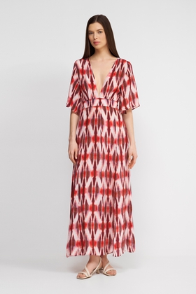  Длинное пляжное платье 