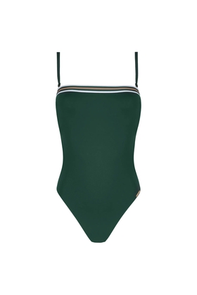 Слитный купальник с мягкими чашками