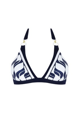 Купальный лиф-халтер с мягкими чашками