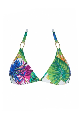 Купальный лиф-халтер с мягкими чашками