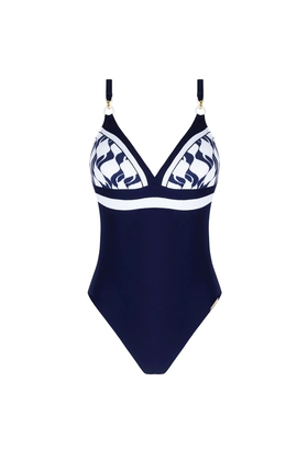  Слитный купальник с мягкими чашками 