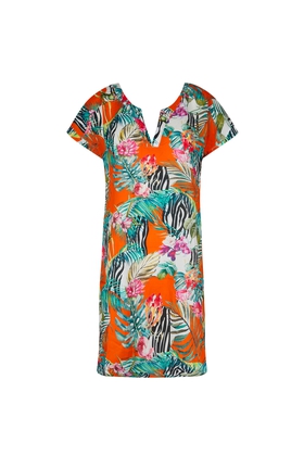  Женское короткое пляжное платье 