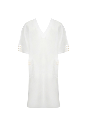 Пляжная белая туника