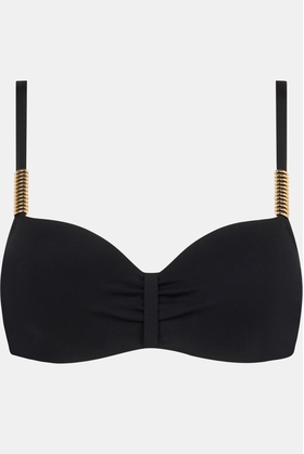 Женский черный купальный лиф