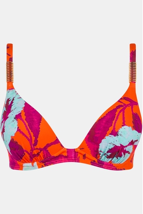 Купальный лиф с плотными чашками пуш-ап