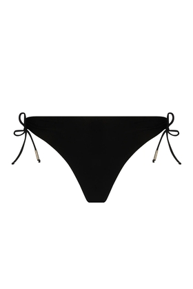  Женские черные плавки-бикини 