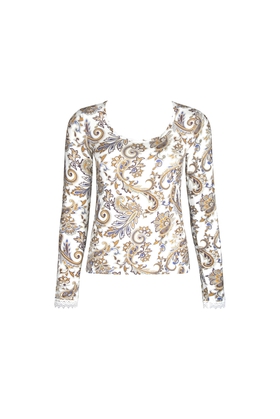  Женский домашний лонгслив 