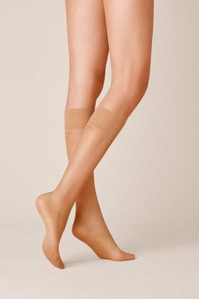 Женские гольфы бежевые Fresh Up 10 den