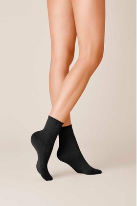 Носки женские чёрные Sensual Cotton