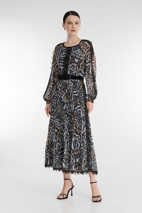 Длинное вечернее платье 