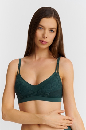  Зеленый бюстгальтер-топ Soft Stretch 