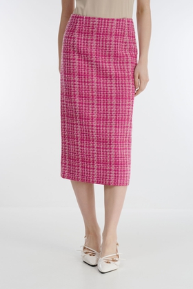 Юбка-миди в клетку