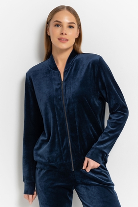  Женская велюровая толстовка 