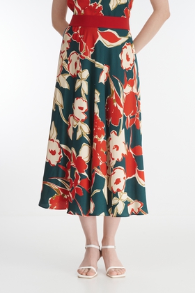 Миди юбка А-силуэт