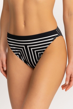 Женские плавки-слипы в полоску