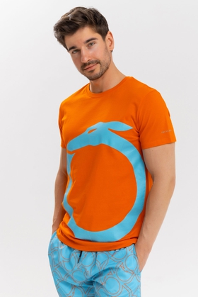  Мужская хлопковая футболка 