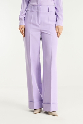 Женские классические фиолетовые брюки