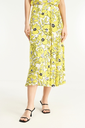Длинная юбка с цветочным узором