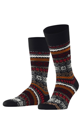 Носки мужские чёрные Country Fair Isle