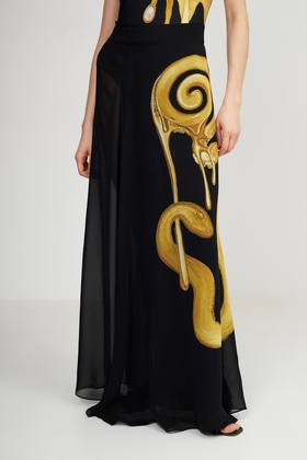 Пляжная длинная юбка 