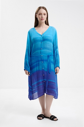 Пляжное платье миди