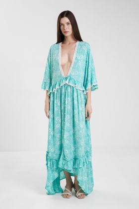 Летнее длинное платье