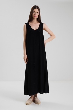 Длинное пляжное платье