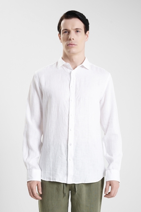 Рубашка мужская из льна 